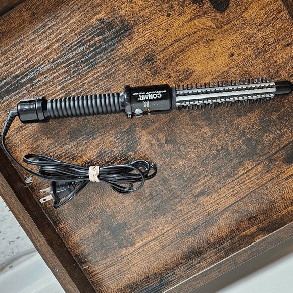 Conair Instant Heat Curling Wand Model BC845GNR Black/Silver One Size - Picture 1 of 4